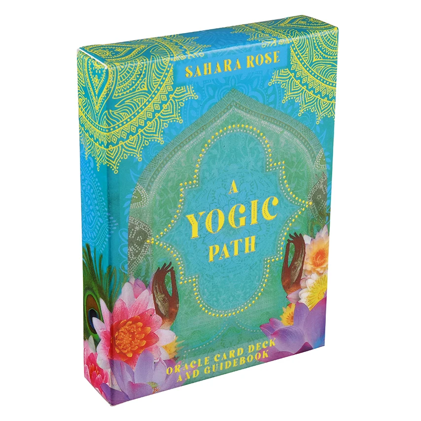Палубная карта A Yogic Path Oracles и электронная гида игра Таро игрушка гид для гадания