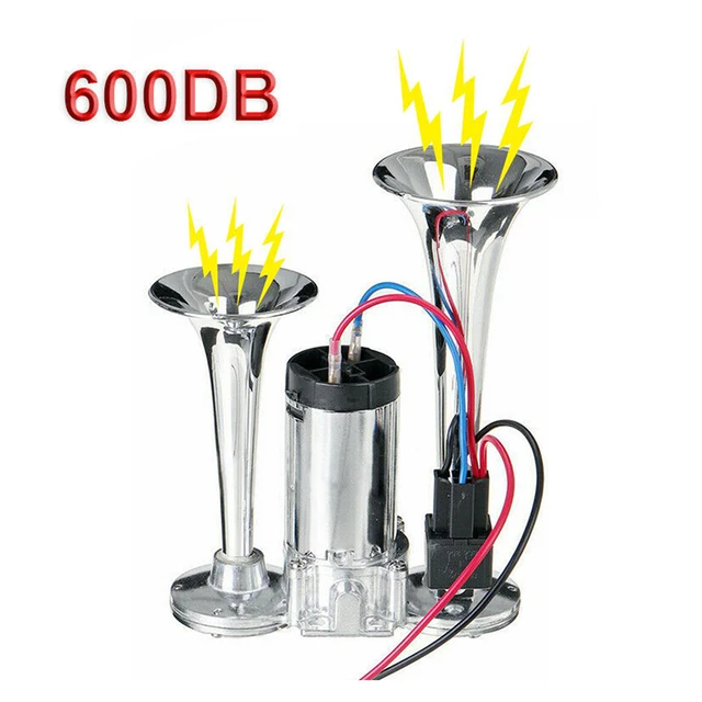 600DB 12V Dual Trompeten Super Laut Elektrische Magnetventil Auto
