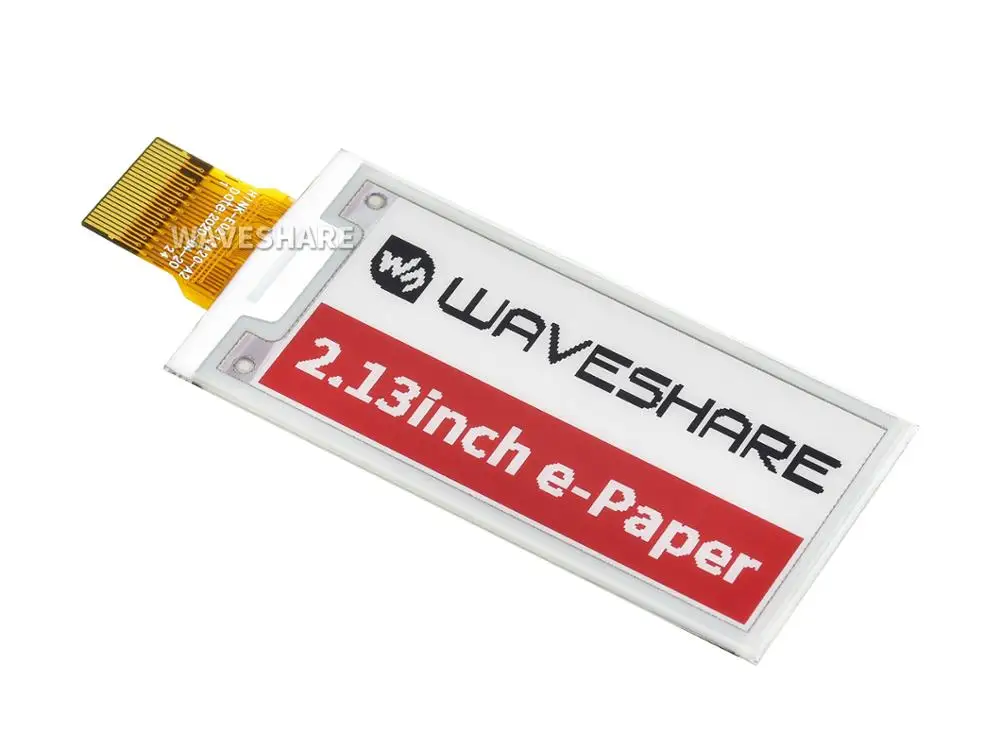 Waveshare 212x104 2 13 дюйма E Ink сырьевая панель дисплея красный черный белый три цвета e paper