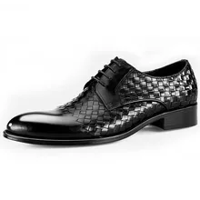 Genuine Leather Formal Shoes Men Oxford Shoes High Quality Italian Handmade Luxury Designers Weave Italian Dress Shoes Genuine Leather Formal Shoes Men Oxford Shoes High Quality Italian Handmade Luxury Designers Weave Italian Dress Shoes