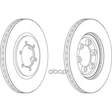 Диск Тормозной Ferodo арт. DDF1605