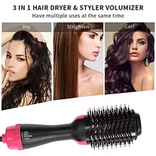 Горячий воздушный гребень отрицательный ионизирующий фен Американский переходник 110 В Зеленый Розовый трехскоростной регулировки скорости не завязывается