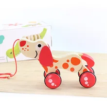 Детские развивающие игрушки из проволоки, деревянные игрушки, маленькие животные для малышей