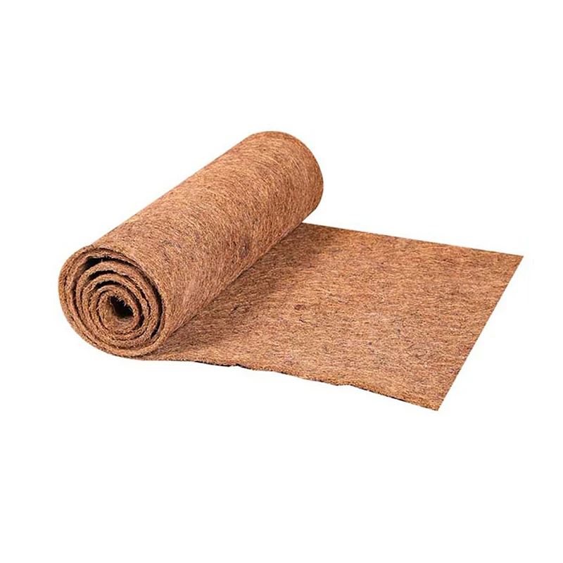 3 Size Natural Coconut Palm Fiber Liner Bulk Roll Mat Carpet Flower Basket Flowerpot Wall Basket Pet Reptile Carpet