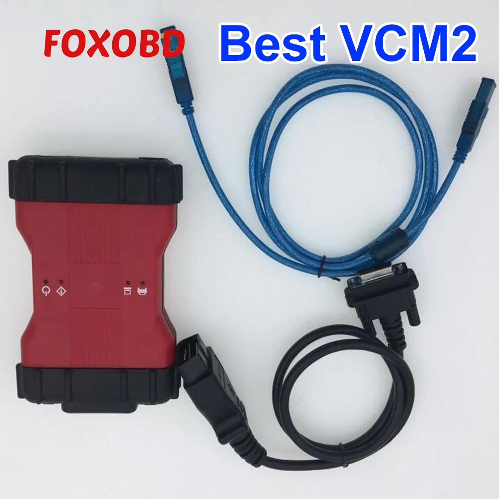 VCM2 для Ford VCM2 VCM 2 OBDII сканер инструмент Лучший VCMII поддержка транспортных средств VCM ids 2 полный чип OBD2 Obd 2 Автомобильный диагностический сканер