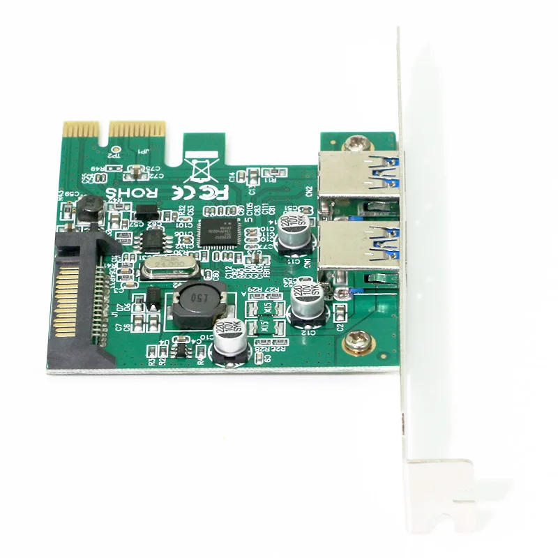 Супер скорость 15-Pin Sata Мощность разъем карта с разъемом PCI Express x1 с USB 3,0 Тип 2 Порты