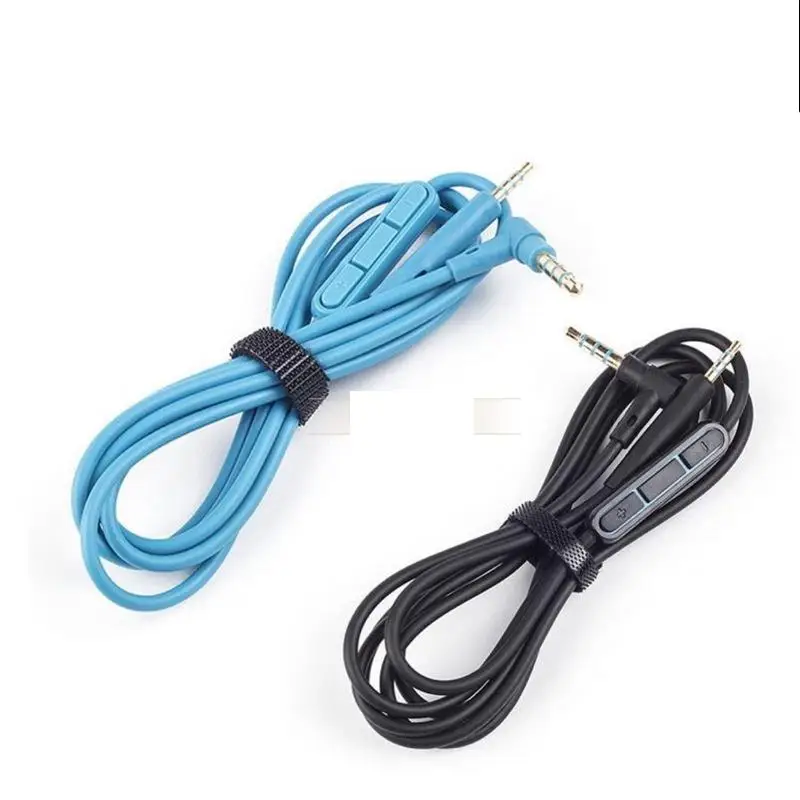 Câble De Remplacement Pour Casque Bose OE2/OE2i/QC25 – 1,5 M Avec Micro Et Télécommande, Prise 3,5 Mm Plaquée Or – Compatible Smartphones, PC, Tablettes