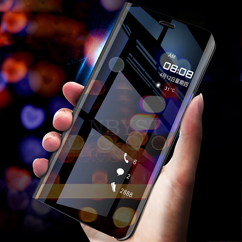 

Smart View Mirror Case For Huawei Mate8 10 9 Lite Pro P9 P10 Plus P20 Lite Pro 2019 Case for Huawei MATE 8 9 10 Pro Auto Sleep