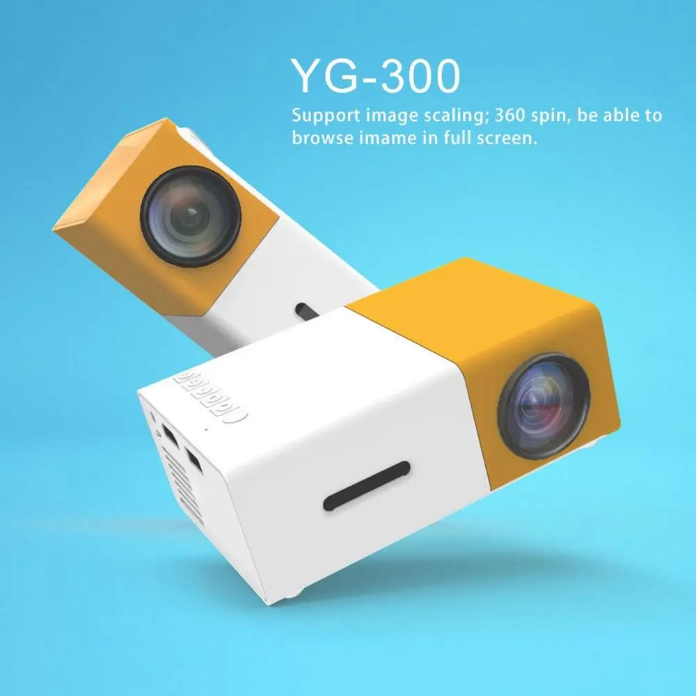 

LED Mini Projector High Resolution Ultra Portable HD 1080P HDMI USB Projector Media Player Home Theater Beamer