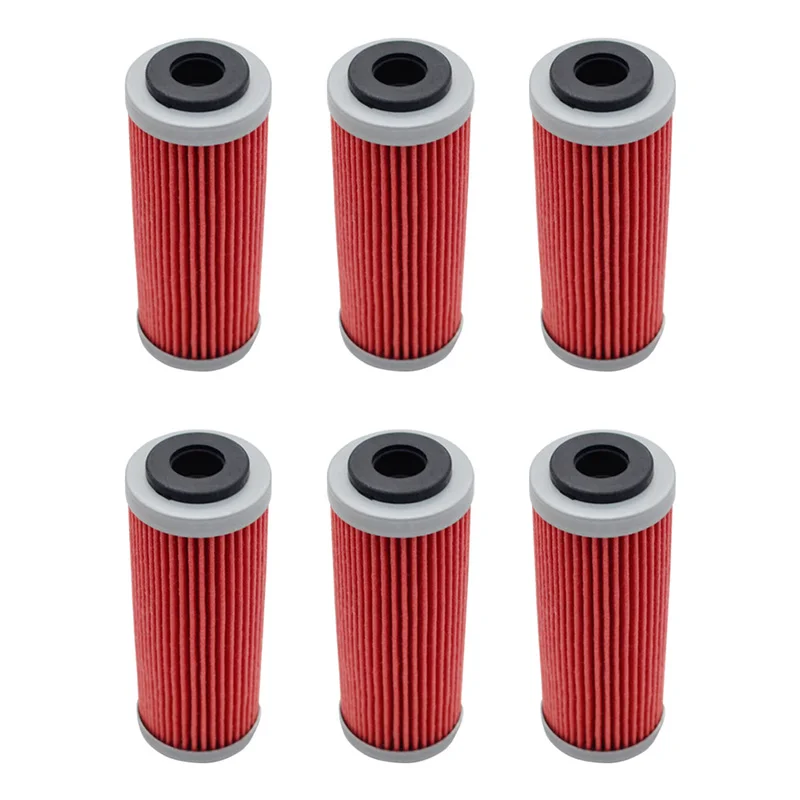 4/6 шт. Мотоцикл масляный фильтр для KTM SX SXF SXS отл EXC-F EXC-R XCF XCF-W XCW SMR 250 350 400 450 505 530 2007