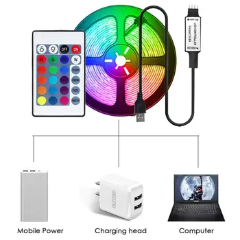 

5V LED Strip Light TV Light SMD 3528 HDTV TV Tape Lamp Diode Flexible PC Screen Backlight & Bias lighting Home Decorative Light