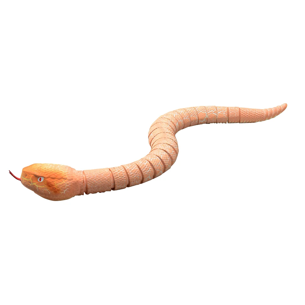 Simulation Remote Control Snake Rattlesnake Animal Trick Terrifying Mischief Toy Rechargeable Funny Joke Gift for Halloween