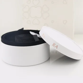 

12cm*6cm Packaging Paper Round Box Jewelry Display Ring Bracelet Earrings Gift Velvet Box Compatible with Diy Fine Jewelry