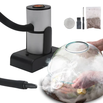 

Smoked Cooking Machine Professional Hand-held Cold Smoking Gun Food Smoker for BBQ Kitchen Quick Smoke Flavor