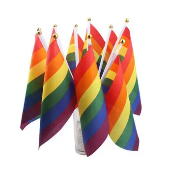 

Aerlxemrbrae Flag For Lesbian Gay Pride Colorful Rainbow Flag For Gay Home Decor Gay Friendly LGBT Flag Pride Flag Pennants Flag