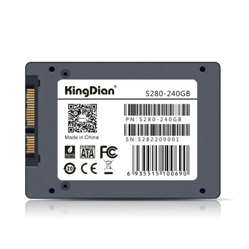 KingDian 2," Внутренний Настольный жесткий диск высокоскоростной твердотельный диск SATA3 - Цвет: 240GB