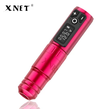 

XNET Professional Wireless Tattoo Machine Pen Brushless Motor Portable 1950 MAh Lithium Battery fast charging for Artist Body