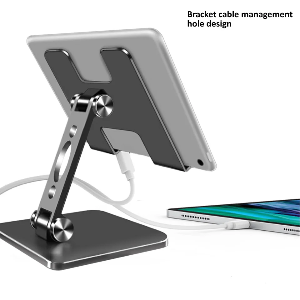 Tablet Stand Desktop Adjustable Foldable Holder Dock Cradle iPad Pro 12.9 11 10.2 Air Mini Samsung Xiaomi Mi Pad Huawei tablet holder tablet stand ipad laptop holder
