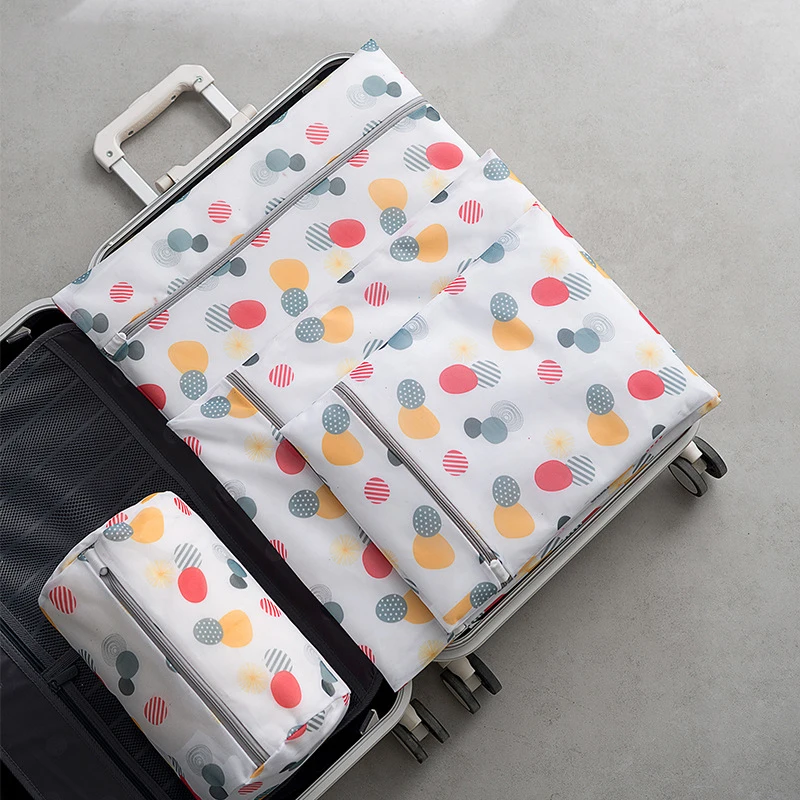 6 Size Laundry Bag Washing Net Bag Travel Storage Bag Socks Bra Underwear Laundry Care Zipper Home Use For Washing Machine