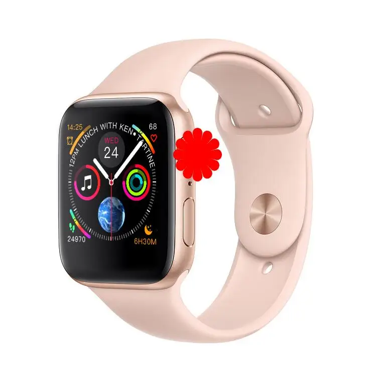 IWO 8 PLUS bluetooth Sports Band Smart Watch Wireless Charging Smartwatch 44MM Series 4 for Apple Watch Iphone Andriod phone