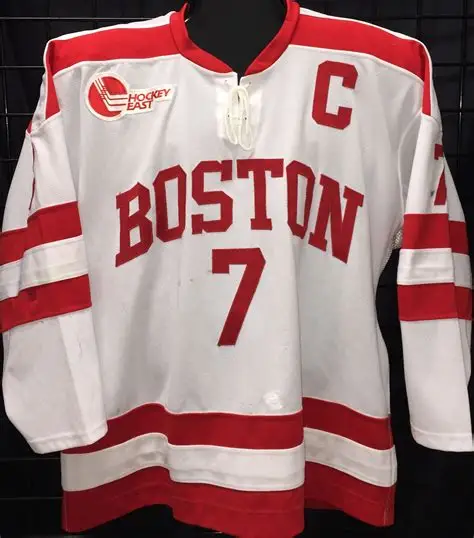 

#7 David Van Der Gulik BOSTON COLLEGE Ice Hockey Jersey Mens Embroidery Stitched Customize any number and name Jerseys