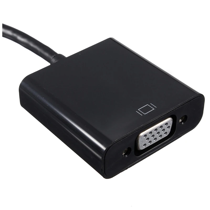 1080P USB 3,0 к VGA дисплей Внешний видео Графический Кабель-адаптер для Win 7 8, черный