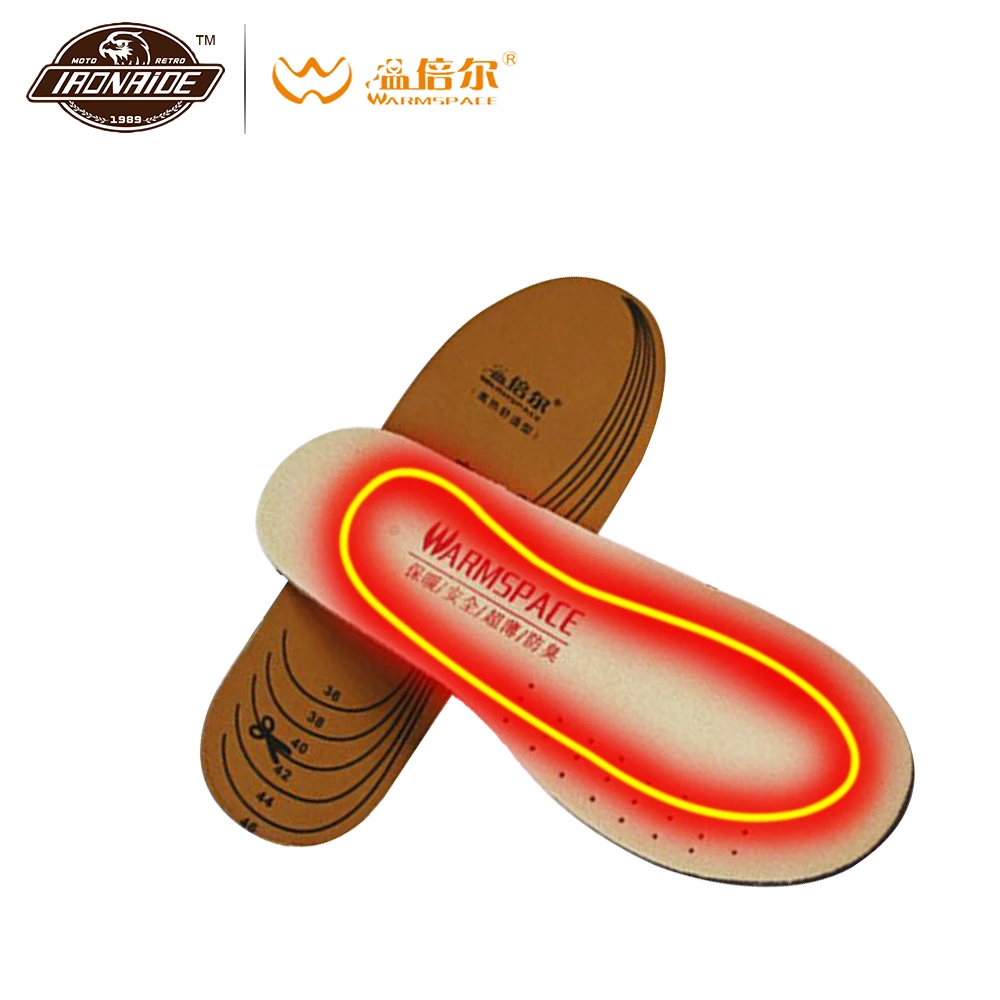

WARMSPACE Electric Heated Shoe Insoles Foot Warm Motorcycle Boots Insole Winter USB Charger Heating Insole for Camping skiing