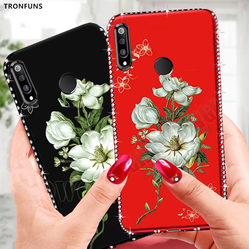 3D рельефный Алмазный чехол для Huawei Honor 10i 20i 10 20 Lite 8X 8C 8A 8S Pro телефона мягкий