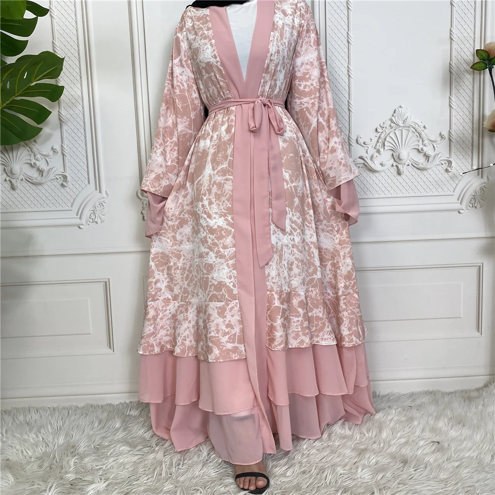 Ramadan Eid Mubarak Robe Longue Kimono Femme Musulmane Dubai Abaya For Women Kaftan Pakistan Turkey Islam Arabic Muslim Dress