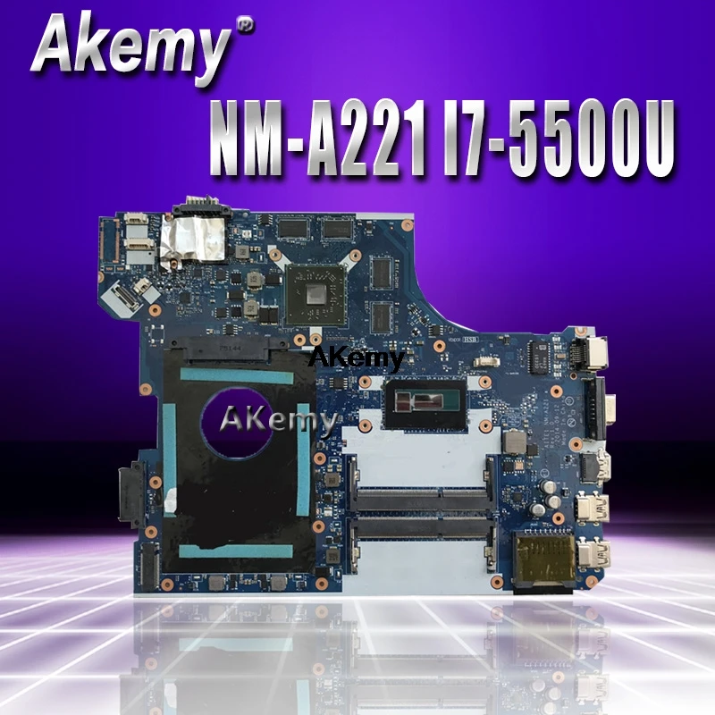 

NM-A221 motherboard for Lenovo Thinkpad E550 laptop motherboard I7-5500u mainboard Test original motherboard PM