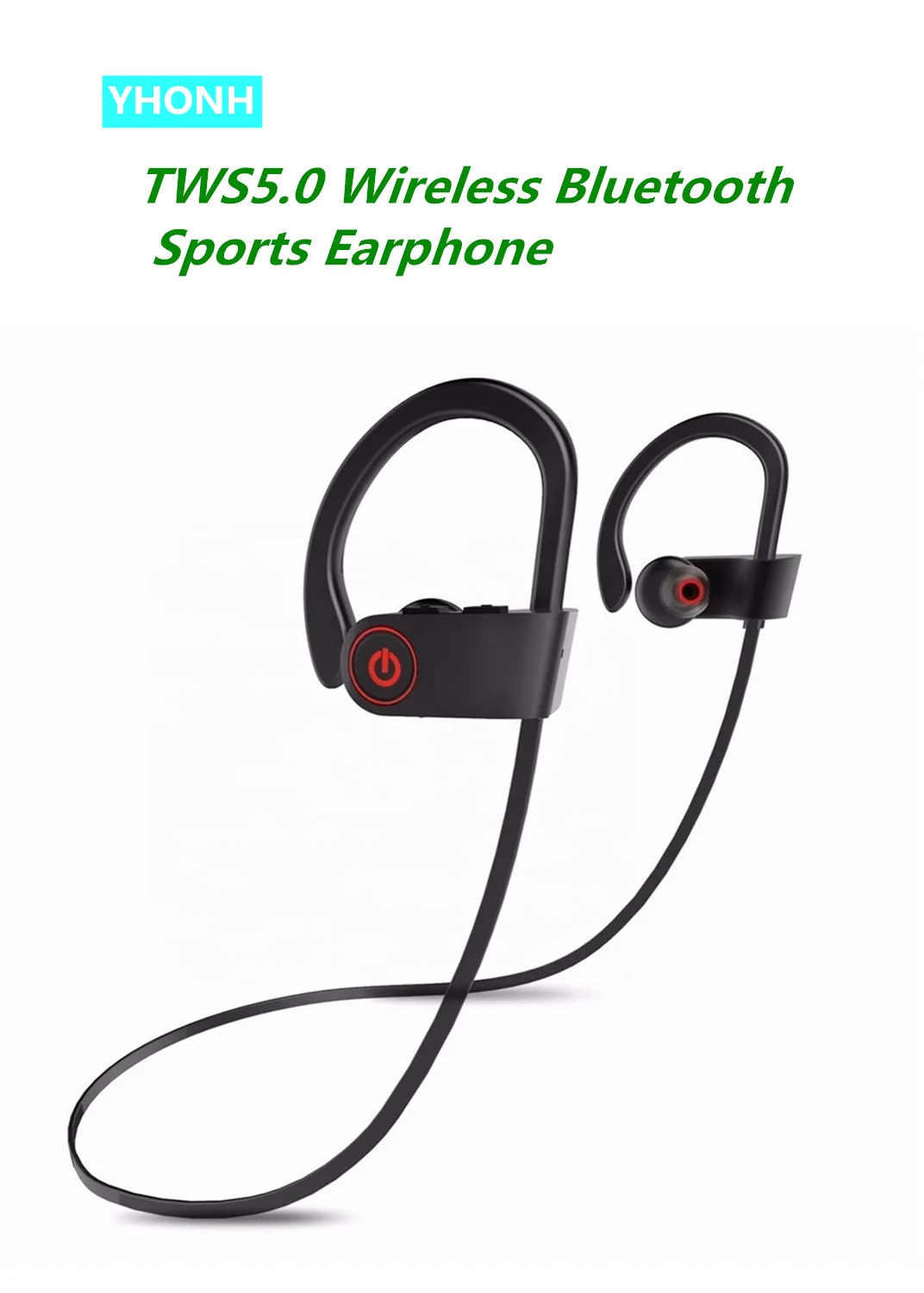 YHONH TWS 5 0 беспроводные Bluetooth наушники стерео гарнитура с микрофоном для всех
