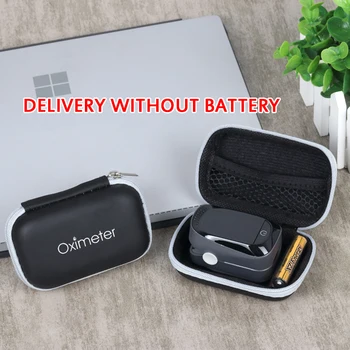 

1PC Hard EVA Travel Oximeter Protecive Case Bag Portable Zipper Carry Pouch Box For Fingertip Pulse Oximeter Drop Ship