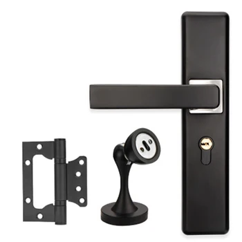 

Aluminum Alloy Door Locks Continental Minimalist Bedroom Mute Cylinder Security Door Lock Interior --M25