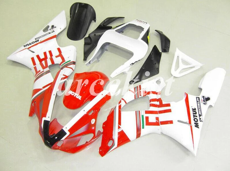 

New ABS Fairings Kits Fit For Yamaha YZF 1000 R1 00 01 YZF-R1 2000 2001 Motorcycle Fairing Body set Cowling Red white
