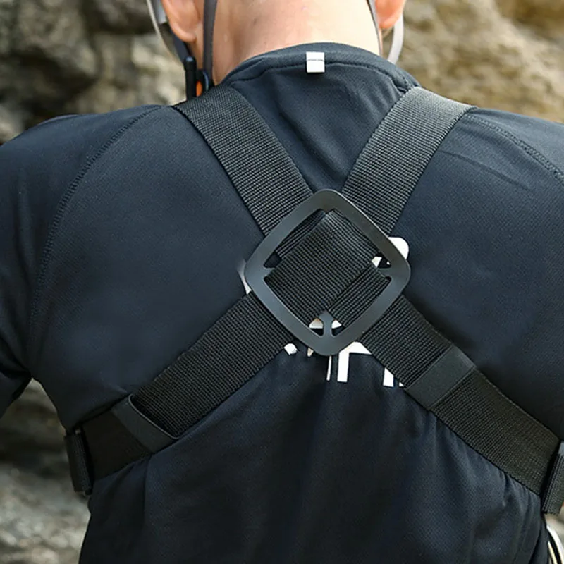 

Camping Safety harness Sports Caving Rescue Support Chest Waist Belt Strap
