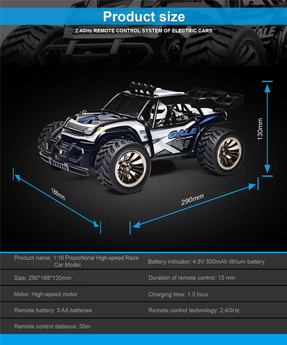 BG1513 1:16 Модель 2,4 ГГц пустынные радиоуправляемые автомобили 4WD RTR высокая скорость RC внедорожник автомобиль с дистанционным управлением гоночный автомобиль детские игрушки