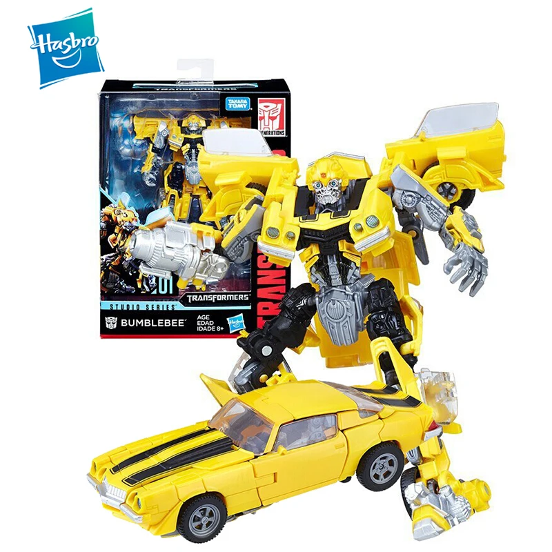 Hasbro Transformers Studio Series 01 Deluxe Class Movie 1 Bumblebee Action Figure Model Toy SS01 Kid