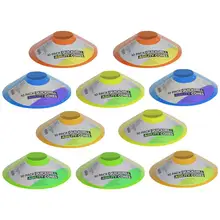 10PCS Professional Disc Cones| Agility Soccer Cones with Carry Bag for Training| Football| Kids| Sports| Field Cone Markers