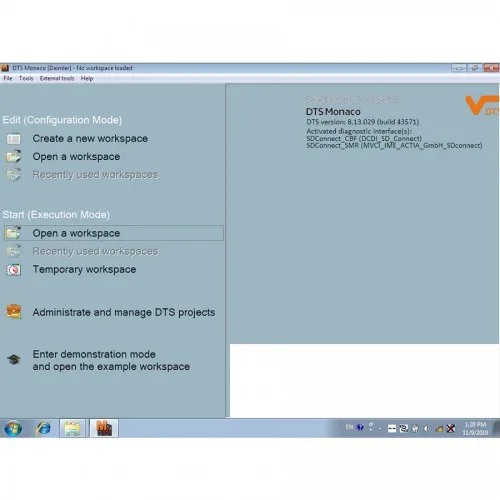 V2019.12 MB Звездная Диагностика SD Подключение C4 256G SSD поддерживает HHT WIN Vediamo и DTS