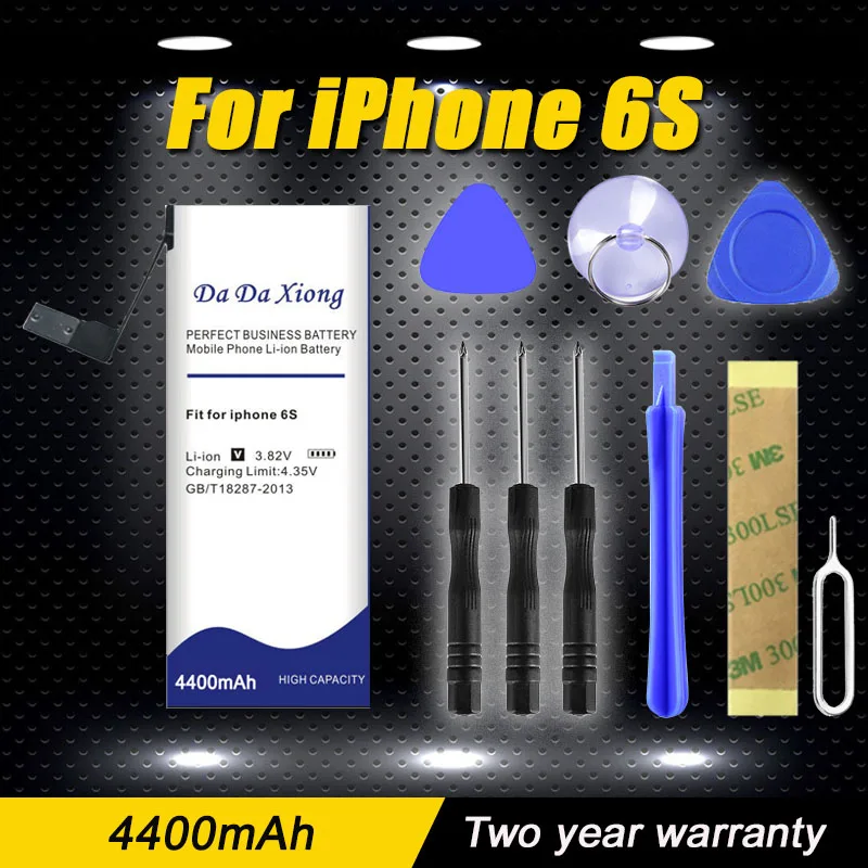 Аккумулятор DaDaXiong 4400 мАч для iPhone 6S Бесплатные инструменты | Мобильные телефоны и