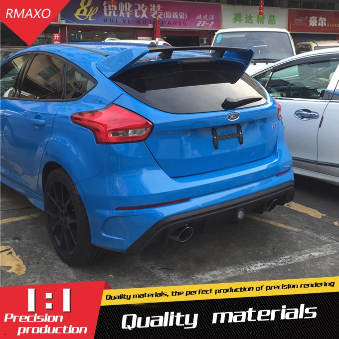Спойлер для Ford Focus RS высококачественный спойлер из АБС материала заднего крыла