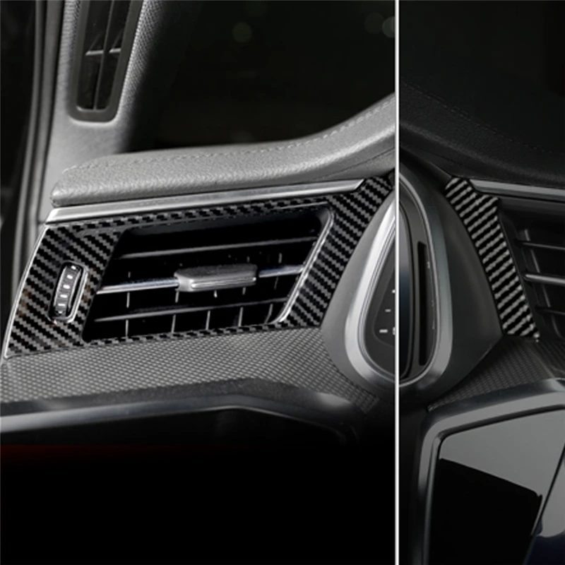 GELINSI для Audi A6 C8 стайлинга автомобилей переднего сиденья A/C воздуха на выходе Vent Панель крышка обрезки Стикеры аксессуары для интерьера