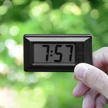 

Car Styling LCD Digital Display Car Vehicle Dashboard Clock with Calendar Display Mini Portable Automobile Accessories