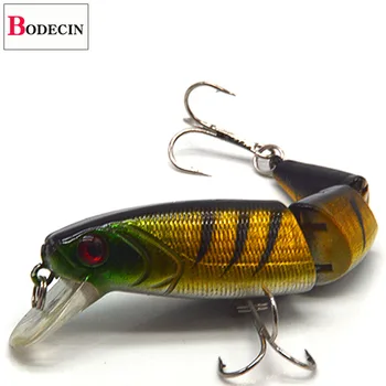 SPECIAL PROMO ❤️ Multi Section Sea Bass Hard Fishing Lure 3D Fish Eyes 1PCS Crankbaits Minnow Fake Artificial Bait Suit For Fishing Carp Tackle - discount item 50% OFF Sports & Entertainment