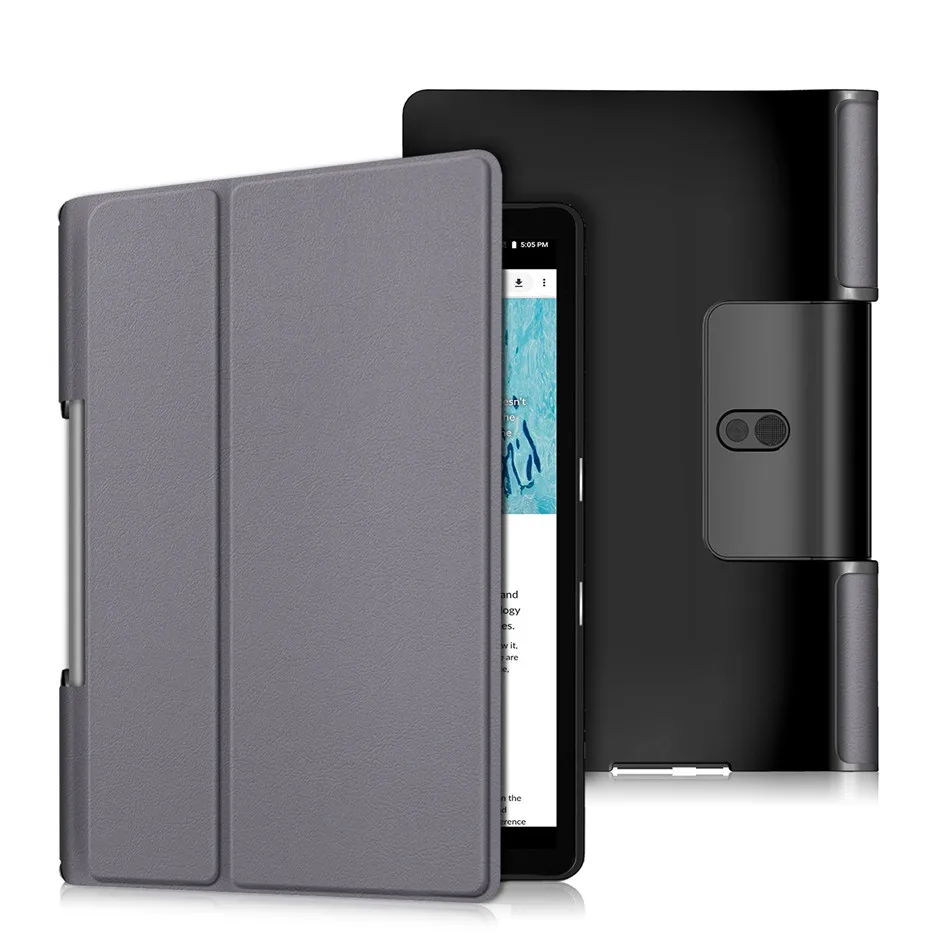 A2 Чехол для lenovo Yoga Smart Tab YT-X705F Smart Cover Funda для lenovo Yoga Tab 5 10,1 дюймов Тонкий складной чехол-подставка - Цвет: A2
