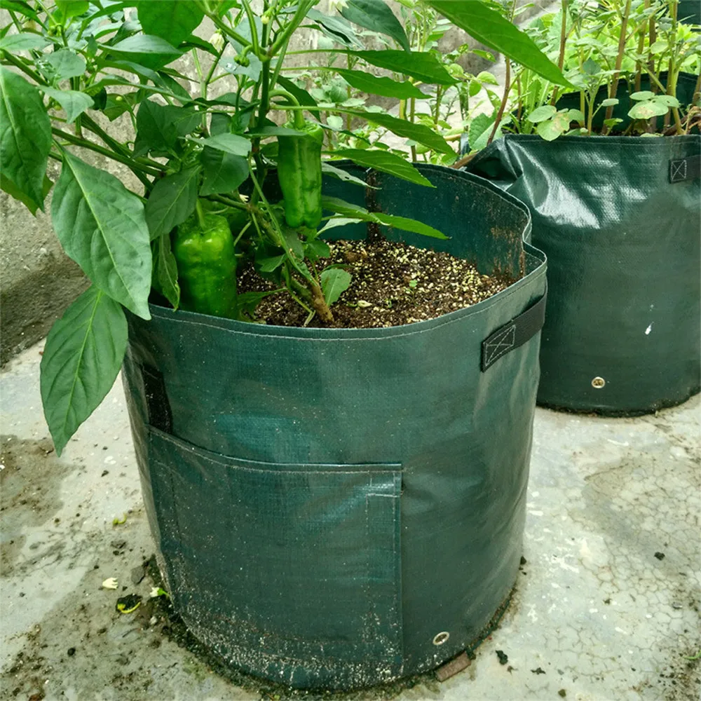 

DIY Potato Grow Planter PE Cloth Planting Container Bag Thicken Garden Pot ecologico biodegradable invernadero para huerto