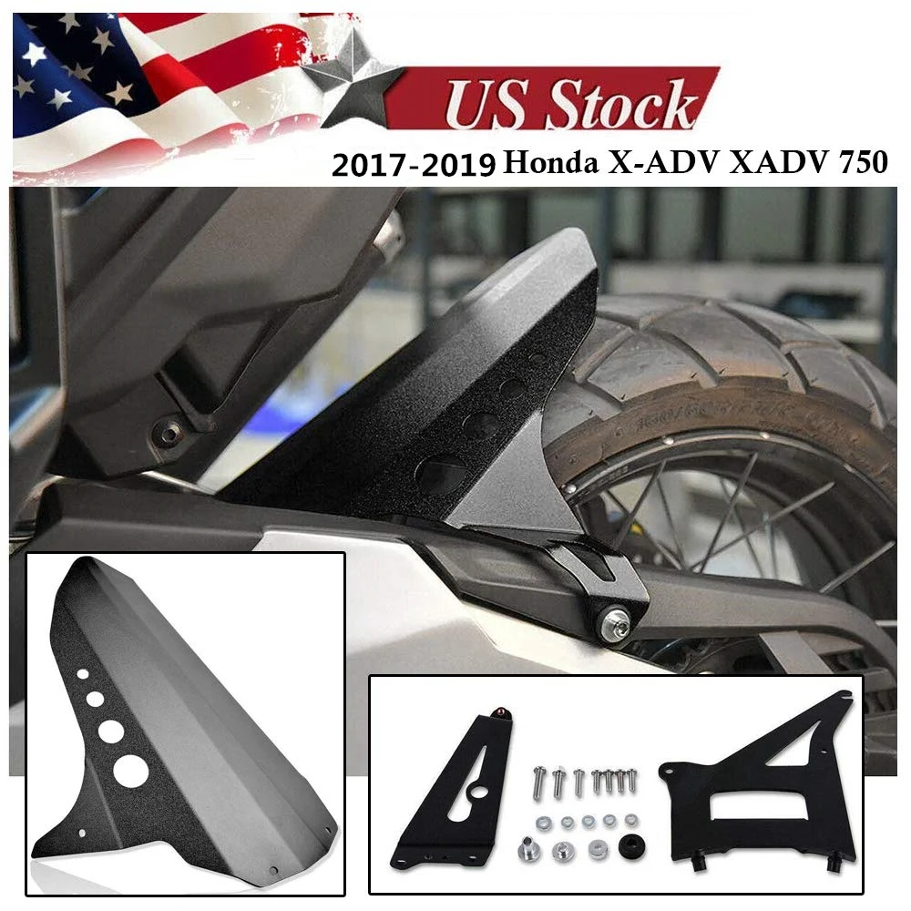 

Motorcycle Rear Tire Fender Mudguard Hugger Splash Guard Wheel Cover for Honda X-ADV 750 XADV 750 X ADV 750 2017 2018 2019 Black