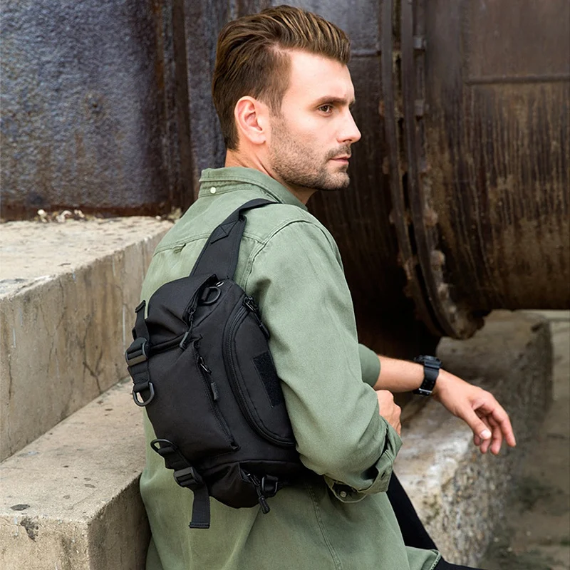 

Men Waterproof Nylon Waist Fanny Pack Bag Hip Bum Belt Cross Body Messenger Shoulder Sports Purse Handbag