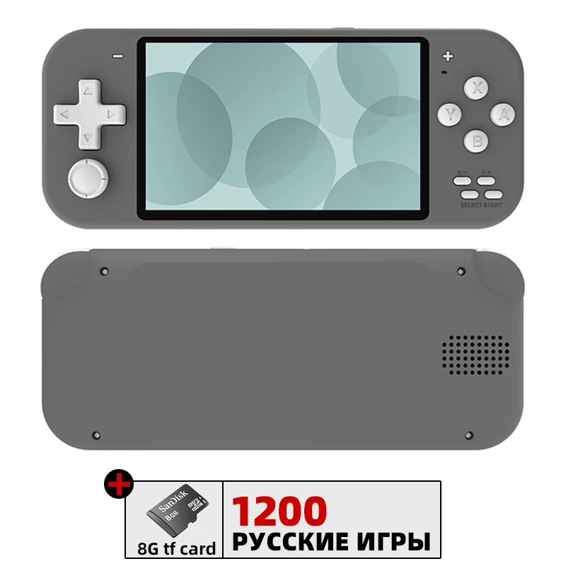 DATA FROG X20 Mini Retro Handheld Console 4.3 inch Portable Video Game for MAME/CPS/GBA/NES/GB/SEGA/NEOGEO/GBC/SNES Emulators 