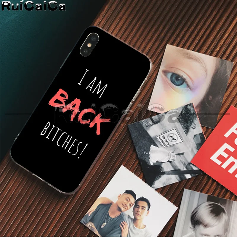 A5 RuiCaiCa я не всегда сука ТПУ мягкий чехол для телефона Apple iPhone 8 7 6 6S Plus X XS MAX 5 5S SE XR 11 11pro - Цвет: A5